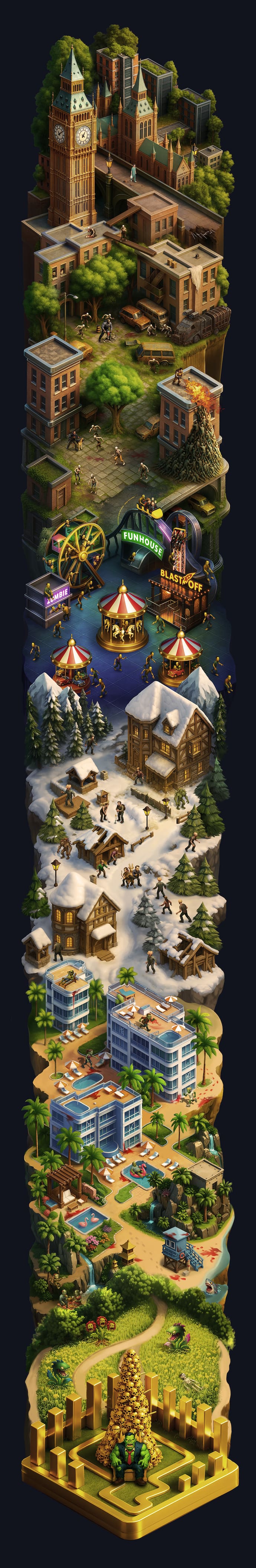 Level Up Adventure map